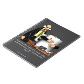 Funny Business Coffee Break Spaß Notebook Notizblock (Linke Seite)