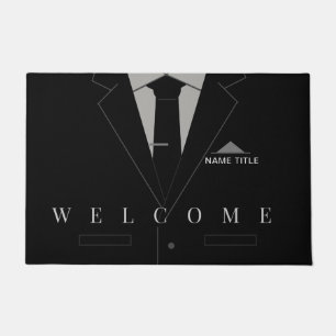 Funny Business Doormat mit Individuelle Name Text Fußmatte