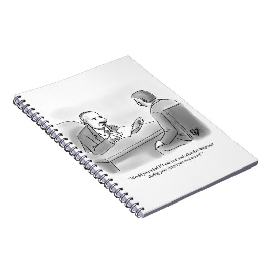Funny Business Evaluation Spaß Notebook Notizblock (Rechte Seite)