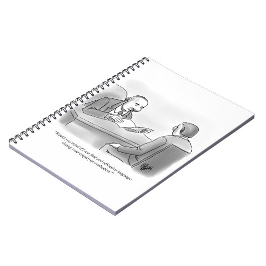 Funny Business Evaluation Spaß Notebook Notizblock (Linke Seite)