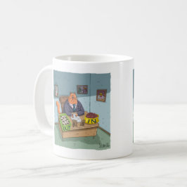Funny Business Kitty mit ein- und auslaufender Kis Kaffeetasse
