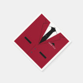 Funny Business Napkins mit Individuelle Name Text Serviette (Ecke)