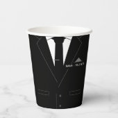 Funny Business Paper Cups mit Individuelle Name Te Pappbecher (Rückseite)