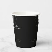 Funny Business Paper Cups mit Individuelle Name Te Pappbecher (Links)