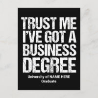 Funny Business School Abschluss Custom Uni