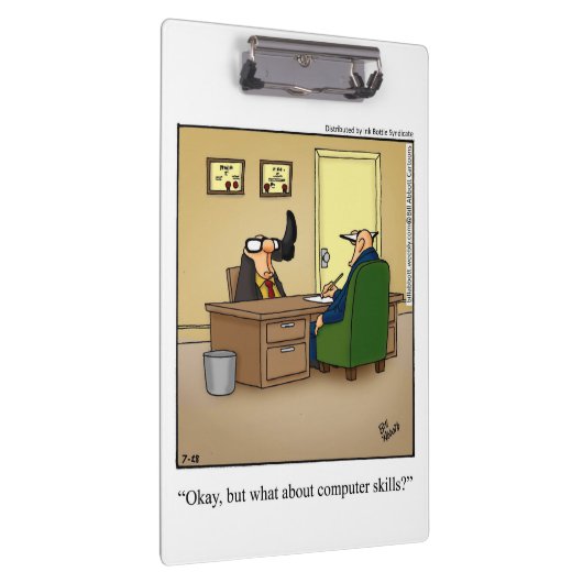 Funny Business Spaß Clipboard-Geschenk Klemmbrett (Rechts)