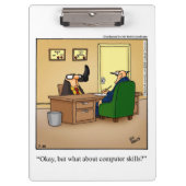 Funny Business Spaß Clipboard-Geschenk Klemmbrett (Vorderseite)
