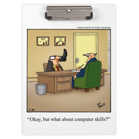 Funny Business Spaß Clipboard-Geschenk Klemmbrett (Vorderseite)