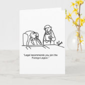 Funny Business Spaß Grußkarte Leere Karte (Gelbe Blume)