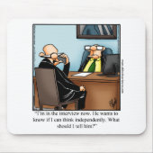Funny Business Spaß Mouse Pad Mousepad (Vorne)