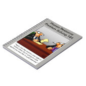 Funny Business Spaß Notebook Notizblock (Linke Seite)