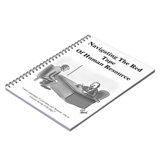 Funny Business Spaß Notebook Notizblock (Linke Seite)