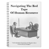 Funny Business Spaß Notebook Notizblock (Vorderseite)