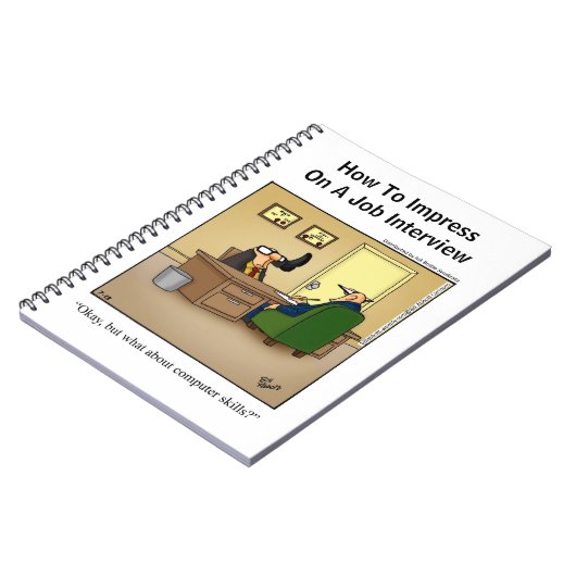 Funny Business Spaß Notebook Notizblock (Linke Seite)