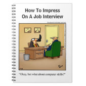 Funny Business Spaß Notebook Notizblock (Vorderseite)