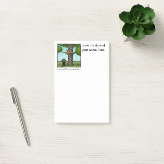 Funny Business Spaß Personalizable Post It Notes Post-it Klebezettel (Büro)