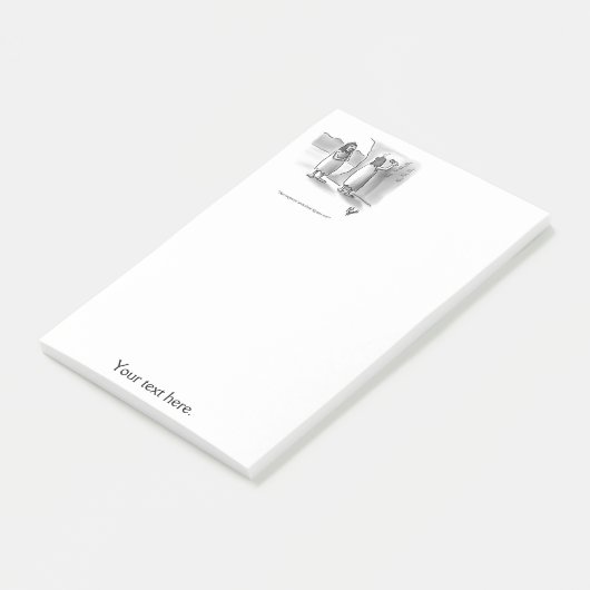 Funny Business Spaß Post-it Klebezettel (angewinkelt)