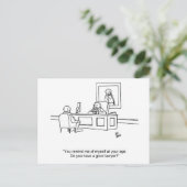 Funny Business Spaß Postcard Postkarte (Stehend Vorderseite)