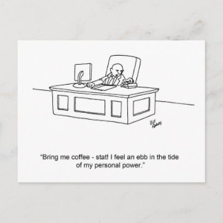 Funny Business Spaß Postcard Postkarte