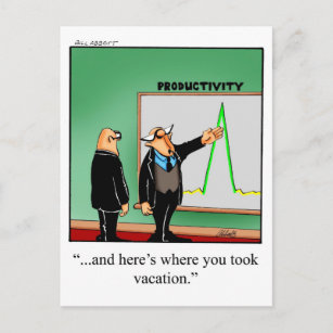 Funny Business Spaß Postcard Postkarte