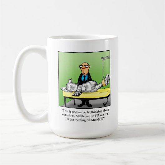 Funny Business Spaß Tasse Geschenk (Links)