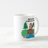 Funny Busy Beaver Dam Project Kaffeetasse (VorderseiteRechts)