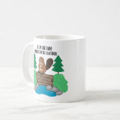 Funny Busy Beaver Dam Project Kaffeetasse (Vorderseite Links)