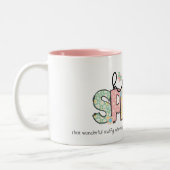 Funny but True Hello Spring Keramik Tasse (Links)