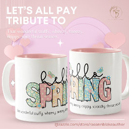 Funny but True Hello Spring Keramik Tasse