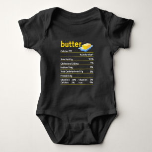 Funny Butter Ernährung Fakten Lebensmittel Fett S Baby Strampler