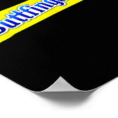 Funny Buttfingerer Inappropriate Offensive Adult D Poster (Ecke)