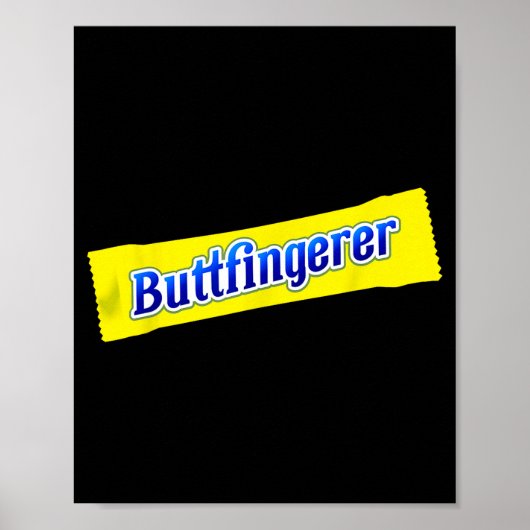 Funny Buttfingerer Inappropriate Offensive Adult D Poster (Vorne)