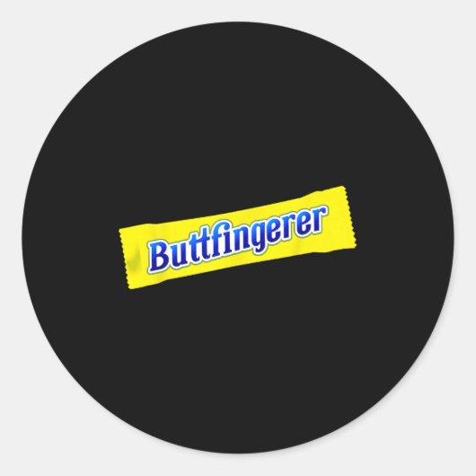 Funny Buttfingerer Inappropriate Offensive Adult D Runder Aufkleber (Vorderseite)