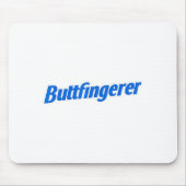 Funny Buttfingerer Tee Butt Fingerer Halloween Emb Mousepad (Vorne)