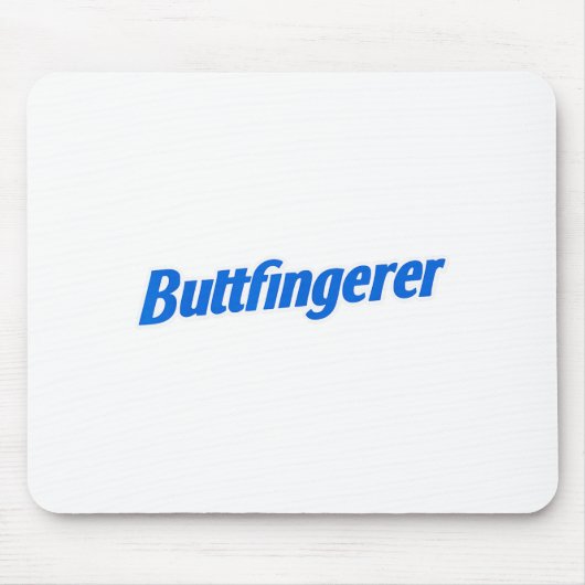 Funny Buttfingerer Tee Butt Fingerer Halloween Emb Mousepad (Vorne)