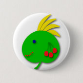 Funny Button Green Apple (Vorderseite)