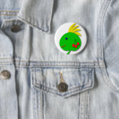 Funny Button Green Apple (Beispiel)