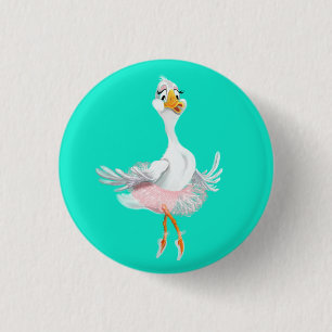 Funny Button mit Ballerina Duck - Ihre Farben