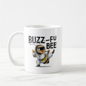 Funny Buzz-Fu Bee Martial Arts Kaffeetasse (Links)