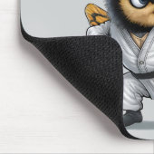Funny Buzz-Fu Bee Martial Arts Mousepad (Ecke)