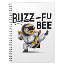 Funny Buzz-Fu Bee Martial Arts Notizblock