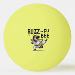 Funny Buzz-Fu Bee Martial Arts Tischtennisball