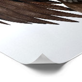 Funny Buzzard Bird "Was schaust du dir an?" Poster (Ecke)