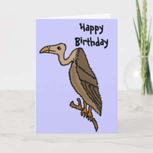 Funny Buzzard Geburtstagkarte Karte