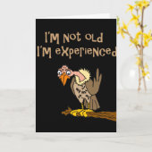 Funny Buzzard sagt, ich bin nicht alt, ich bin erf Karte (Gelbe Blume)