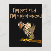 Funny Buzzard sagt, ich bin nicht alt, ich bin erf Postkarte (Vorderseite)