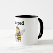 Funny Buzzed Bee Tasse (VorderseiteRechts)