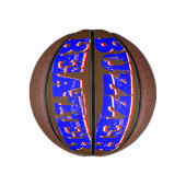Funny Buzzer Beater USA Flag Farben Basketball (Vertikal)
