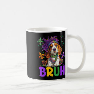 Funny Bybet Hound Dog Bruh Meme für Mardi Gras Cos Kaffeetasse
