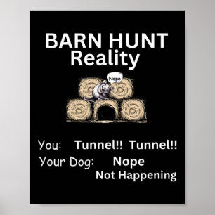 Funny Byrn Hunt - Tunnelwirklichkeit nicht Ereigni Poster